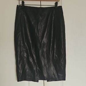 Danier Black Knee-Length Pencil Skirt